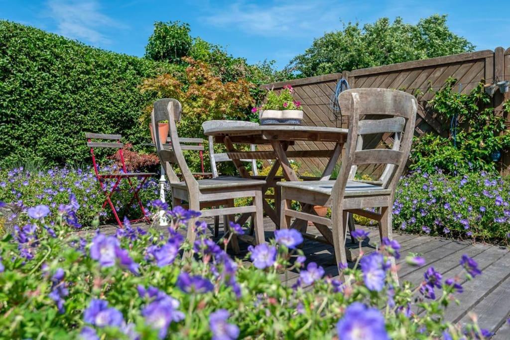 Vila Charming House With Garden De Haan Exteriér fotografie